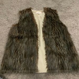 cute fur vest